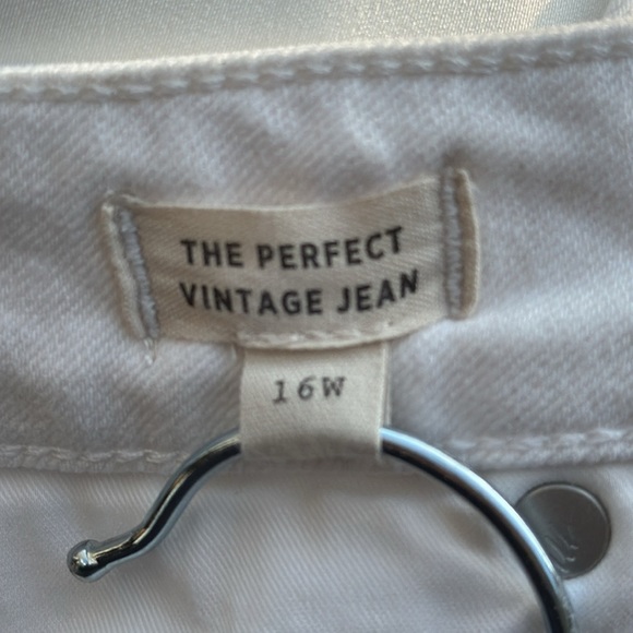 Madewell The Perfect Vintage Jean in Tile White Size 16W - Picture 13 of 13